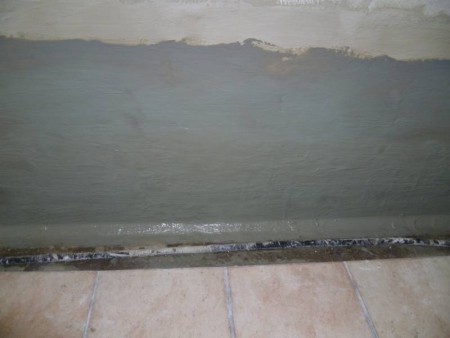 Kjeller vanntetting innvendig vegg